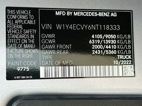 Used 2022 Mercedes-Benz Sprinter 2500 image 31