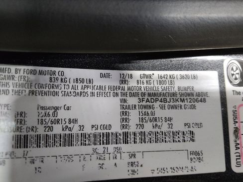 Used 2019 Ford Fiesta SE FWD image 33