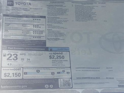 New 2026 Toyota Tacoma TRD Off-Road image 25