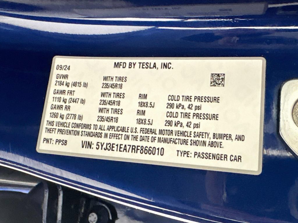 Used 2024 Tesla Model 3 Standard Range RWD image 61