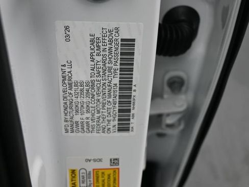 New 2026 Honda Accord SE image 21