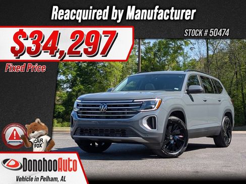 Used 2025 Volkswagen Atlas SE w/ Panoramic Sunroof Package FWD image 1