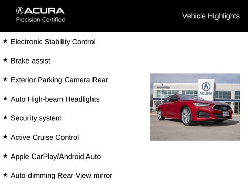 Certified 2021 Acura TLX SH-AWD w/ Technology Package image 17