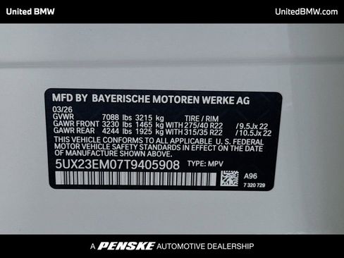 New 2026 BMW X7 xDrive40i w/ M Sport Package image 15