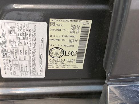 Used 2018 Nissan Murano SL AWD/4WD image 10