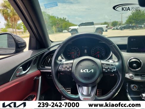 Certified 2022 Kia Stinger GT1 w/ Red Interior Color Package RWD image 20
