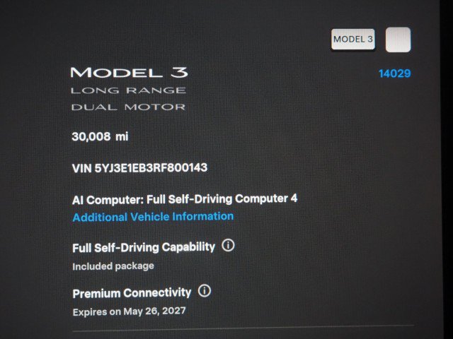 Used 2024 Tesla Model 3 Long Range AWD/4WD image 4