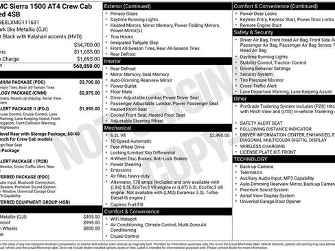 Used 2021 GMC Sierra 1500 AT4 w/ AT4 Premium Package AWD/4WD image 19