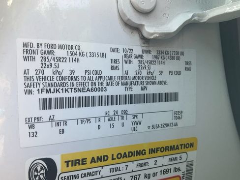 Used 2022 Ford Expedition Max Limited RWD image 18