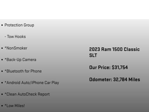 Used 2023 RAM 1500 Classic SLT w/ Protection Group image 6
