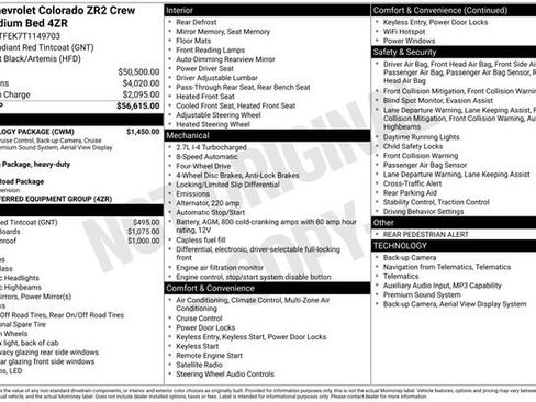 New 2026 Chevrolet Colorado ZR2 w/ Technology Package image 5