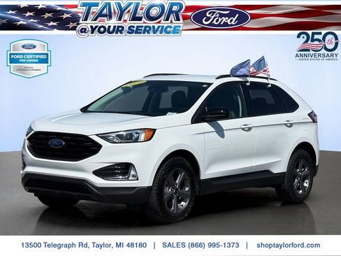 Certified 2023 Ford Edge SEL w/ Sport Appearance Package AWD/4WD image 1