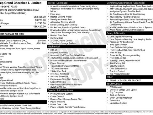Used 2023 Jeep Grand Cherokee L Limited AWD/4WD image 4