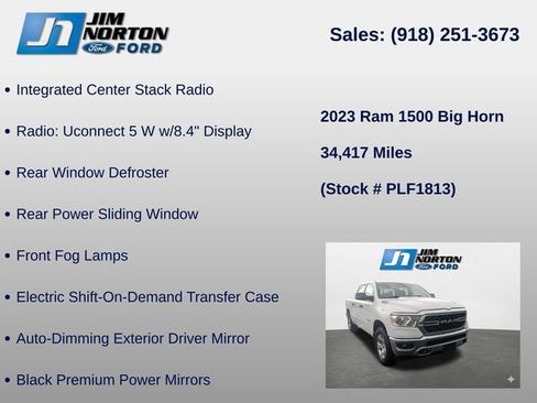 Used 2023 RAM 1500 Big Horn AWD/4WD image 18