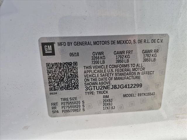 Used 2018 GMC Sierra 1500 SLT AWD/4WD image 17