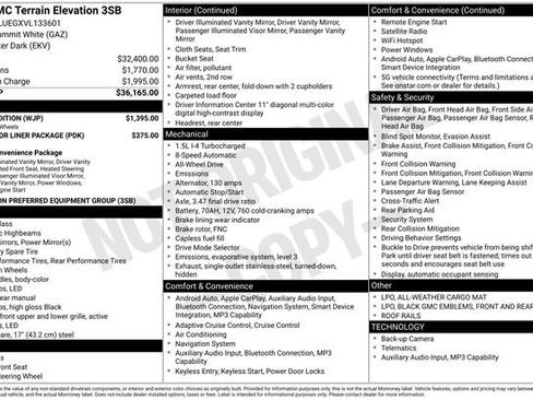 New 2027 GMC Terrain Elevation w/ Black Edition AWD/4WD image 4