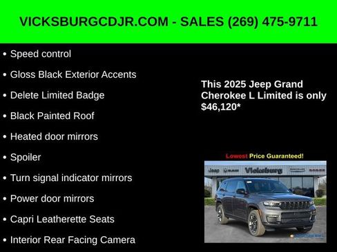 New 2025 Jeep Grand Cherokee L Limited image 33