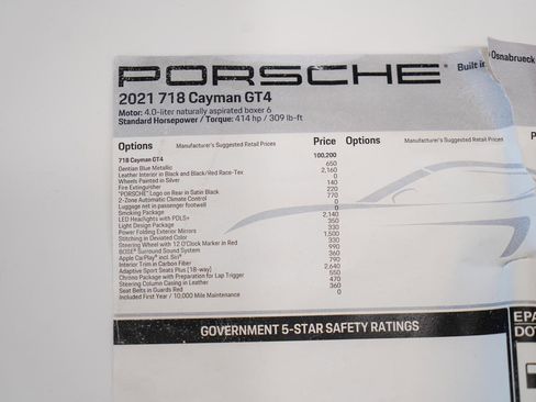 Used 2021 Porsche 718 Cayman GT4 image 36