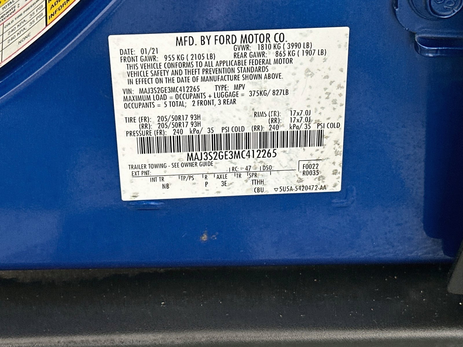 Used 2021 Ford EcoSport SE w/ SE Appearance Package FWD image 31