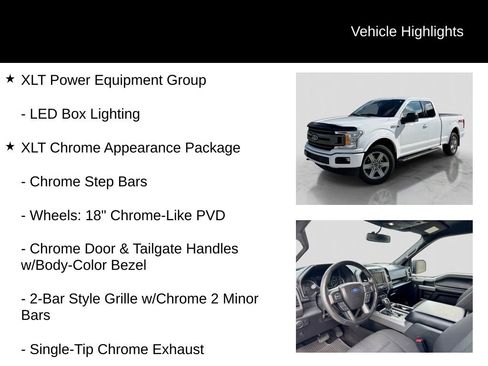 Used 2018 Ford F150 XLT w/ Equipment Group 302A Luxury image 21