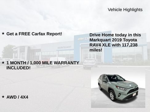 Used 2019 Toyota RAV4 XLE AWD/4WD image 8