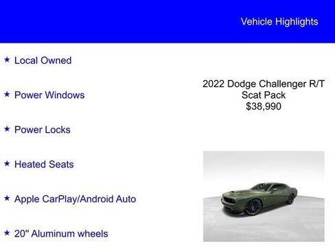 Used 2022 Dodge Challenger R/T Scat Pack image 2