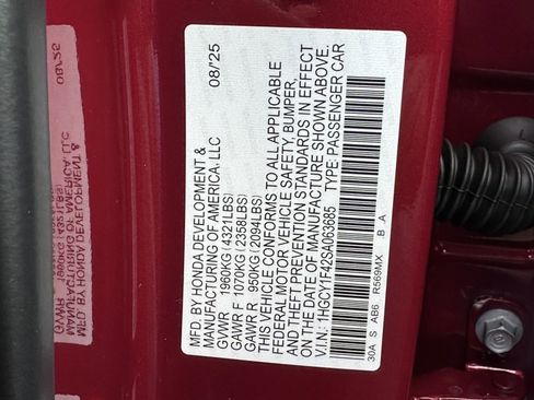 New 2025 Honda Accord SE image 34