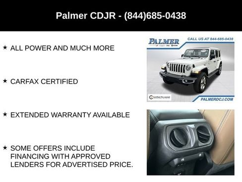 Certified 2022 Jeep Wrangler Unlimited Sahara w/ Cold Weather Group image 30