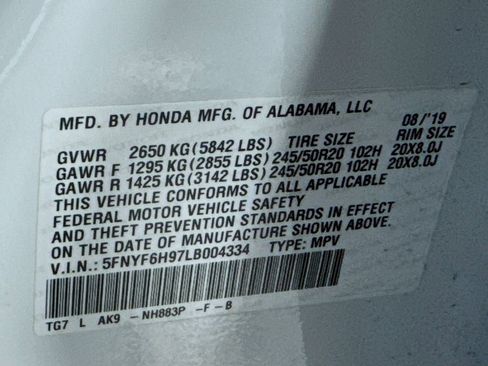 Used 2020 Honda Pilot Touring image 42