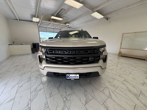 New 2026 Chevrolet Silverado 1500 Custom w/ Turbomax Blackout Package AWD/4WD image 3