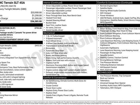 Used 2023 GMC Terrain SLT w/ Elevation Edition FWD image 2