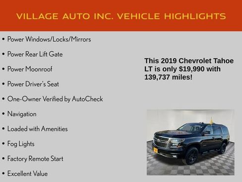 Used 2019 Chevrolet Tahoe LT w/ Z71 Midnight Edition image 14
