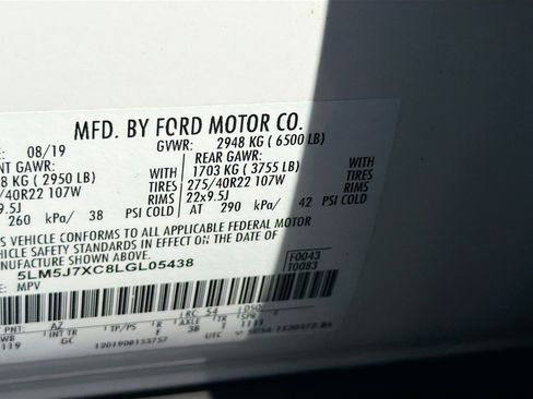 Certified 2020 Lincoln Aviator Reserve w/ Equipment Group 202A image 34