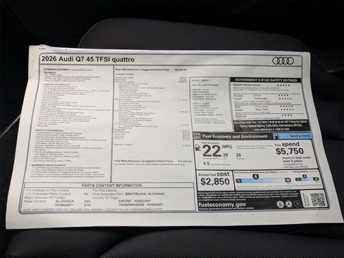 New 2026 Audi Q7 2.0T Premium Plus image 18