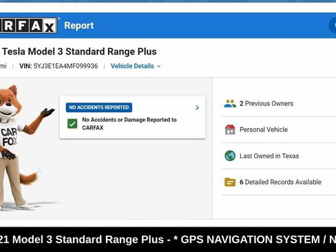 Used 2021 Tesla Model 3 Standard Range Plus RWD image 9