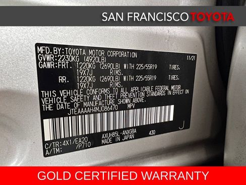 Certified 2021 Toyota Venza XLE image 43