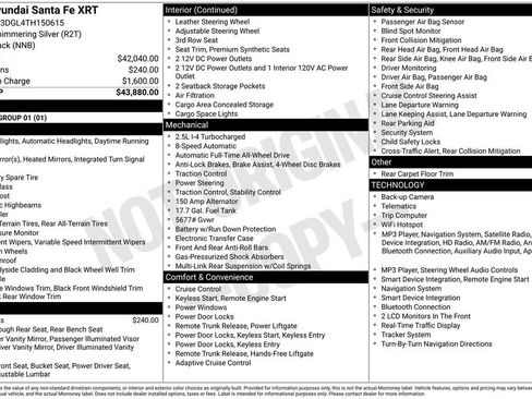 Certified 2026 Hyundai Santa Fe XRT AWD/4WD image 31