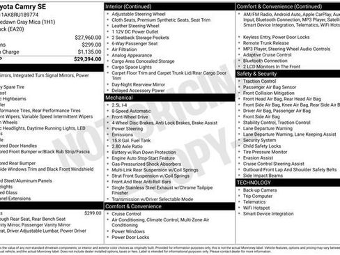 Certified 2024 Toyota Camry SE image 6