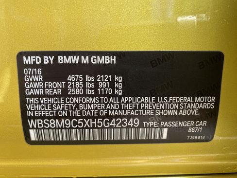 Used 2017 BMW M3 RWD image 38