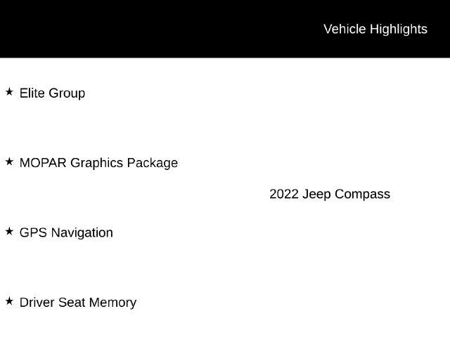 Used 2022 Jeep Compass Limited w/ Elite Group AWD/4WD image 12