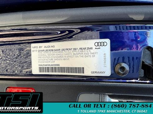 Used 2018 Audi S4 Prestige w/ Prestige Package image 34