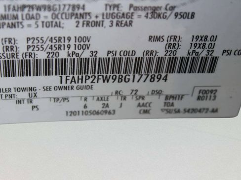 Used 2011 Ford Taurus Limited FWD image 10