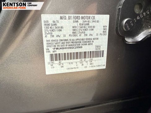 Used 2025 Ford Explorer Platinum w/ LUX Leather Package image 40