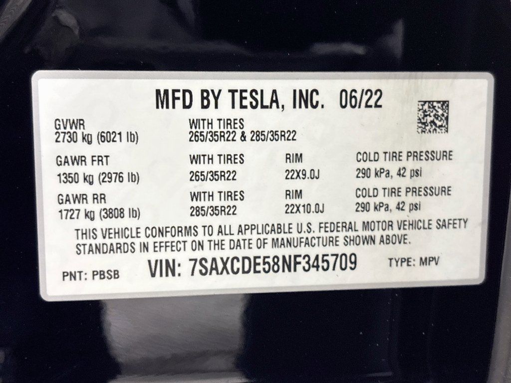 Used 2022 Tesla Model X AWD/4WD image 33