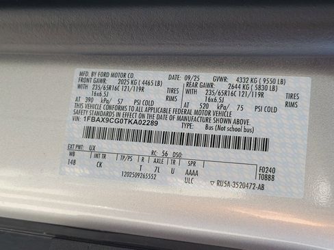 New 2026 Ford Transit 350 XLT image 14