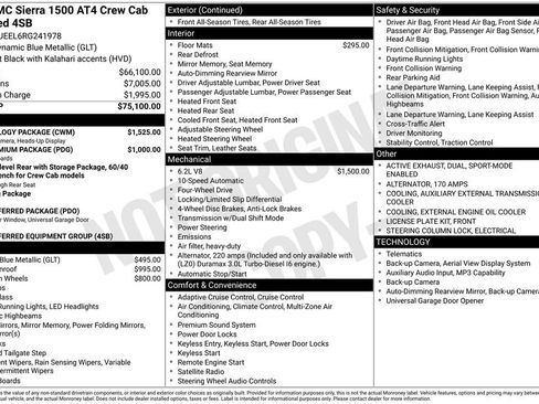 Used 2024 GMC Sierra 1500 AT4 w/ Technology Package AWD/4WD image 5