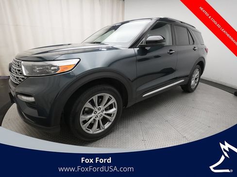 Used 2022 Ford Explorer Limited w/ Class IV Trailer Tow Package AWD/4WD image 1