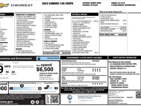 Used 2023 Chevrolet Camaro SS image 4