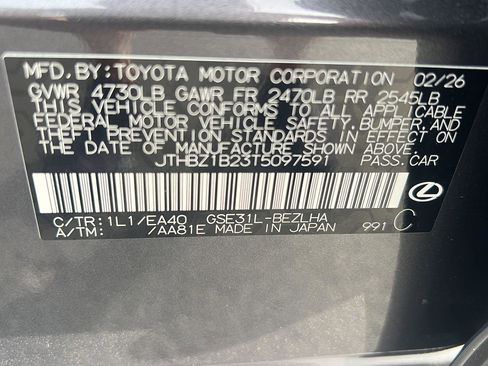 New 2026 Lexus IS 350 F Sport image 37