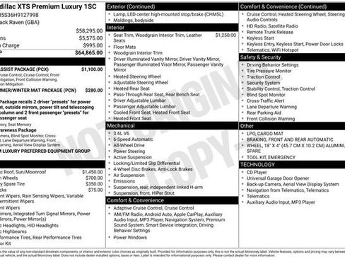 Used 2017 Cadillac XTS Premium Luxury w/ Driver Assist Package image 3